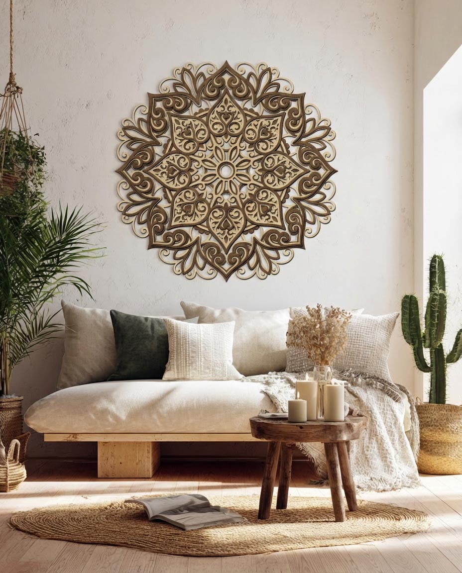 Mandala do obývacího pokoje